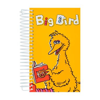 Cuaderno Sesame Street Big Bird De Rayas Con Espiral A6