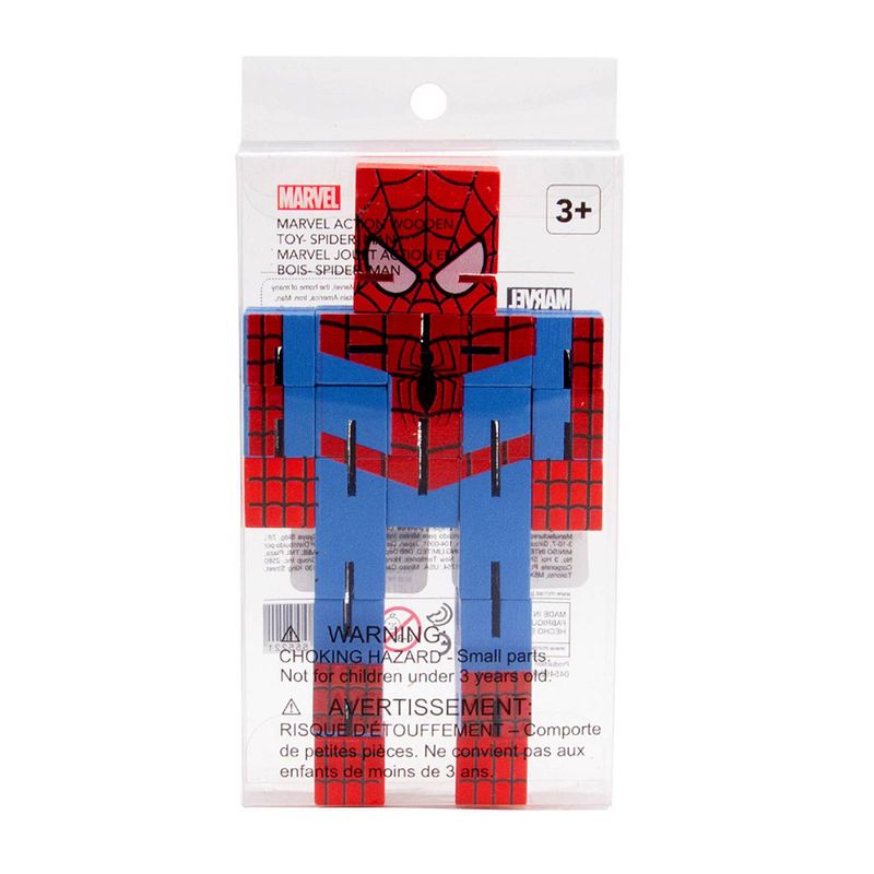 Juguete-De-Acci-n-Marvel-Spiderman-De-Madera-16-x-8-cm-1-1655