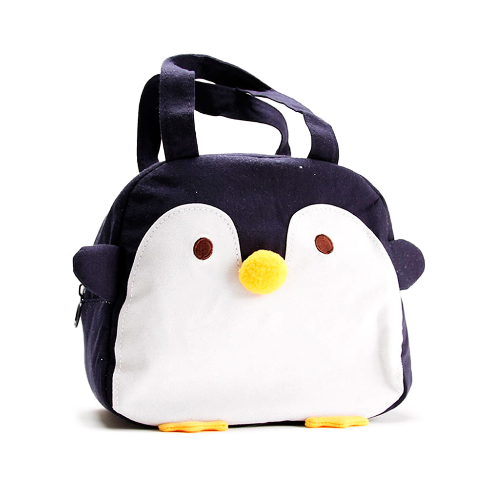 Lonchera Bolso Térmico Escolar Colación Kawaii Cute Pinguino 