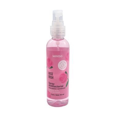 Spray Antibacterial Para Manos Y Superficies Rosa 90 ml Rosas
