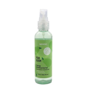 Spray Antibacterial Para Manos Y Superficies Verde 90 ml Pera