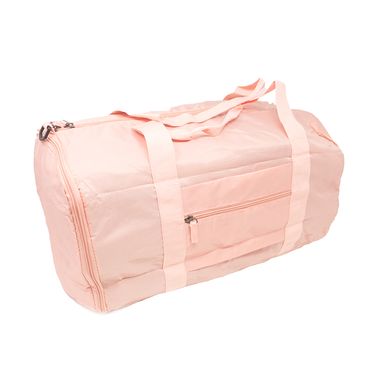 Bolsa De Viaje Plegable Plástico Rosa 22.5X18X6.7cm