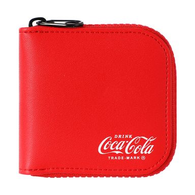 Monedero Cuadrado Coca Cola Rojo 8.5X2X8CM