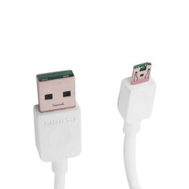 Cable De Carga Rápida Micro USB a USB 1 Metro Blanco