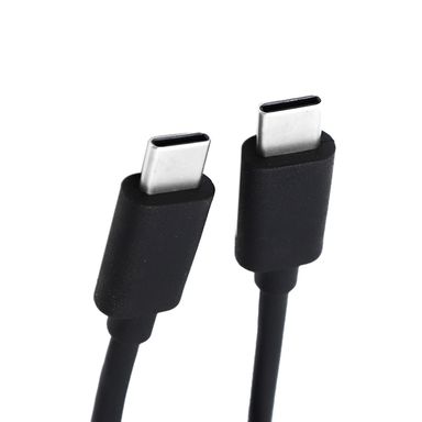 Cable De Datos USB-C a USB-C 2.1A Negro 1 m