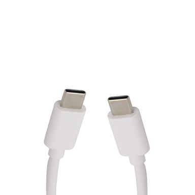Cable De Datos USB-C a USB-C 2.1A Blanco 1 m