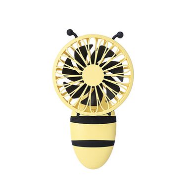 Mini Ventilador Plegable Abeja Amarillo