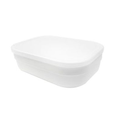 Organizador   Tipo Caja De Plástico Blanco