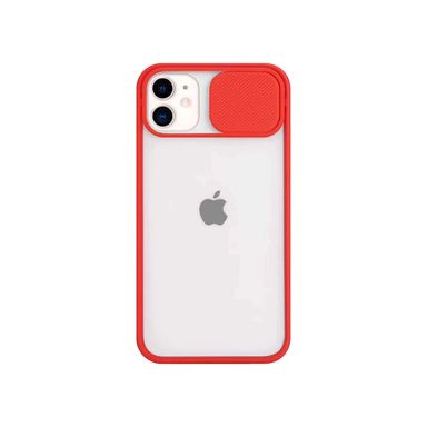 Funda Para Iphone 11 Pro Con Cubierta Deslizante Roja