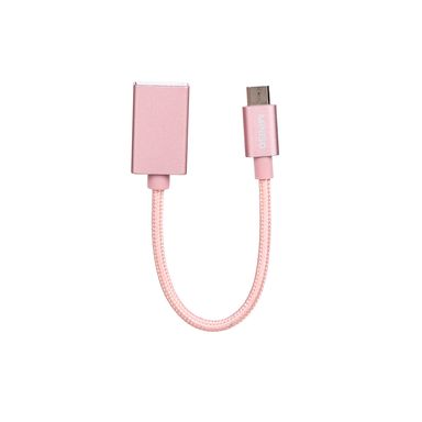 Cable De Datos Micro USB Rosa 15 cm