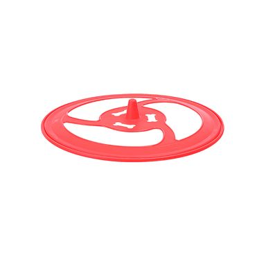 Disco Volador Para Mascotas Plástico Rojo 25.5x3 cm