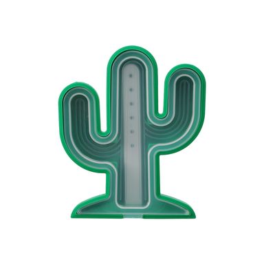 Molde Para Paletas De Hielo Cactus Plástico Verde 11.5x14x3 cm