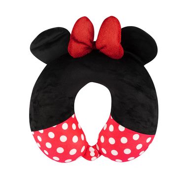 Almohada De Viaje Disney Minnie Mouse Textil Negro 33x30 cm