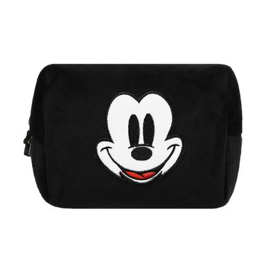 Cosmetiquera Disney Mickey Mouse Felpa Negra 17x8x11 cm