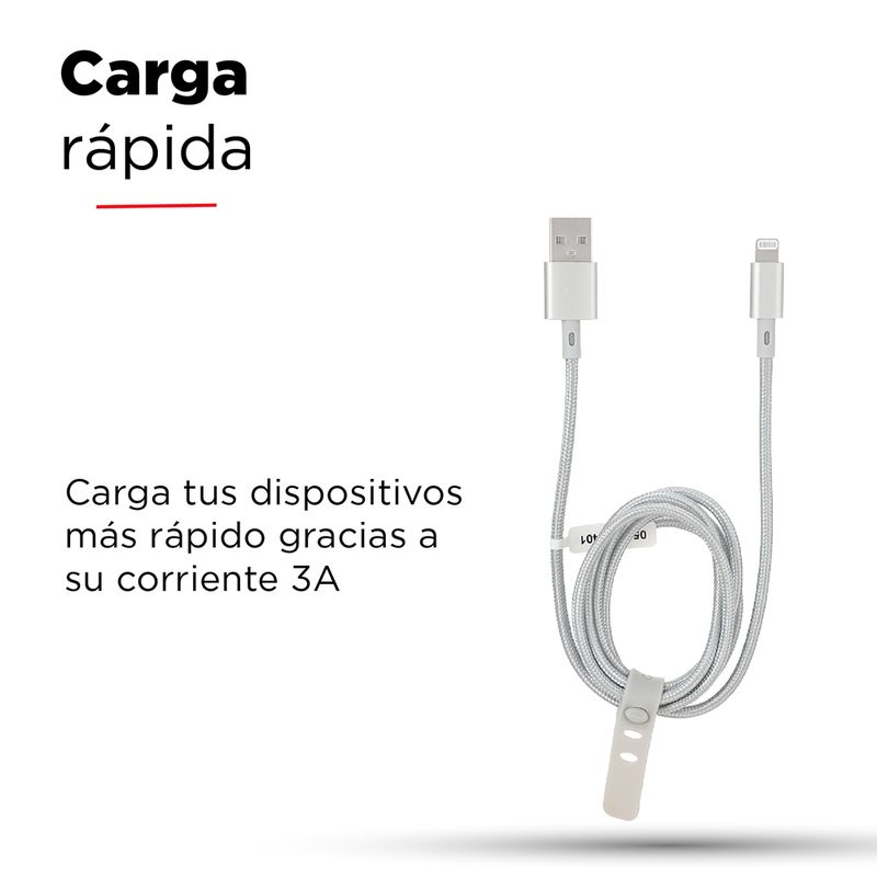 Cable-De-Carga-Trenzado-Lightning-Plateado-1M-2-8890