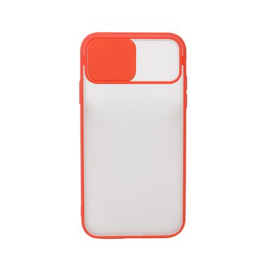 Funda Para iPhone XR   Cubierta Deslizante Plástico Rojo