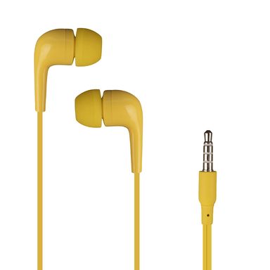 Audífonos De Cable  3.5 mm Amarillos 1.2 m