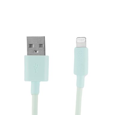 Cable De Carga Rápida USB A Lightning Verde 1 M