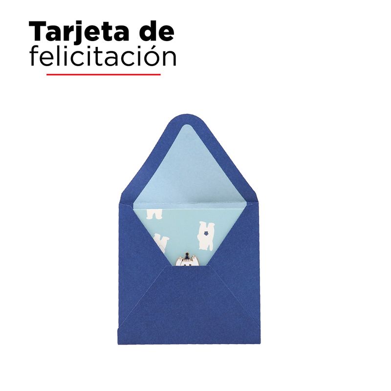 Tarjeta-De-Felicitaci-n-Con-Pin-Oso-Polar-Papel-Azul-10-8x10-8-cm-2-11420