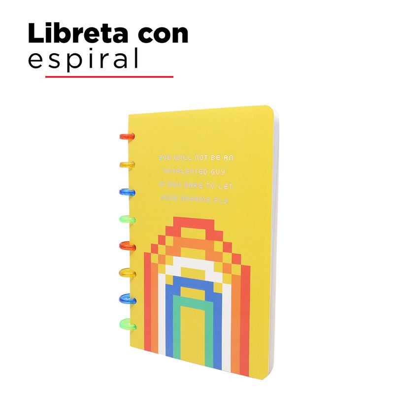 Libreta-Con-Espiral-Rayas-Amarilla-21x14-3-cm-96-Hojas-2-11469
