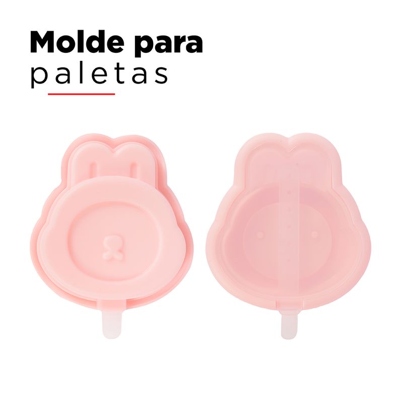 Molde-Para-Paletas-De-Hielo-Conejo-Silicon-Rosa-2-10338