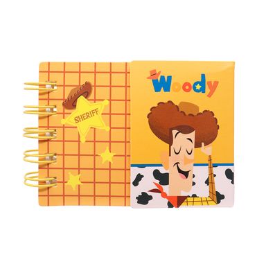 Mini Cuaderno Toy Story Woody Disney Rayas 10x7.5 cm 100 Hojas