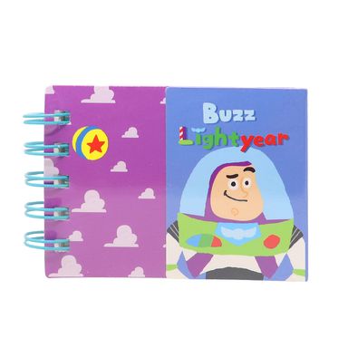 Mini Cuaderno Toy Story Buzz Lightyear Disney Rayas 10x7.5 cm 100 Hojas