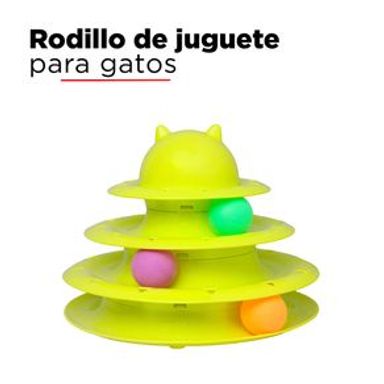 Juguete Para Gatos Plástico Verde 24x17.5 cm 3 Piezas