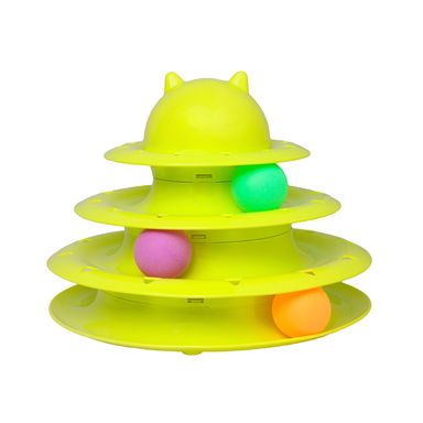 Juguete Para Gatos Plástico Verde 24x17.5 cm 3 Piezas