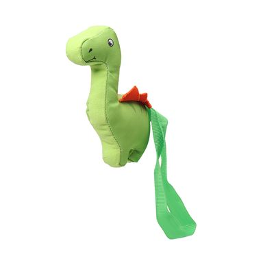 Peluche Para Mascota Dinosaurio 100% Poliéster. Verde 10x16 cm