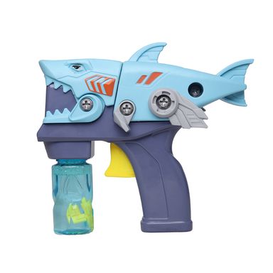 Pistola De Burbujas Tiburón Azul 18.5x14.5 cm 2 Piezas