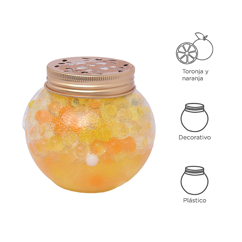 Aromatizante Ambiental Perlas Perfumadas 165 gr Pomelo Y Naranja