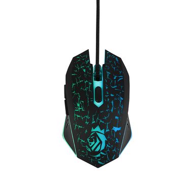 Mouse Con Luces Gamer Negro 150 cm