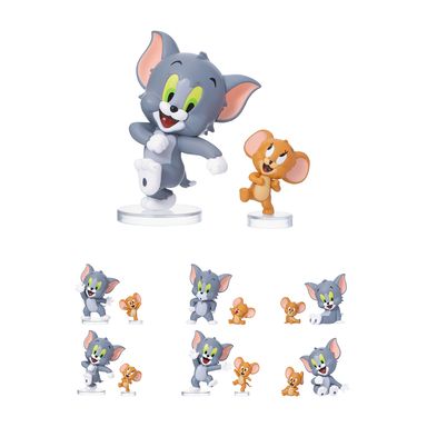 Blind Box, Caja Sorpresa con Figura  Tom & Jerry 8.5x6.5 cm 4.5x3.3 cm 2 Piezas