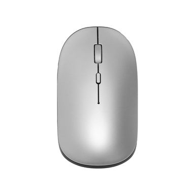Mouse Inalámbrico 2.4G Plateado 11x6.3x3 cm