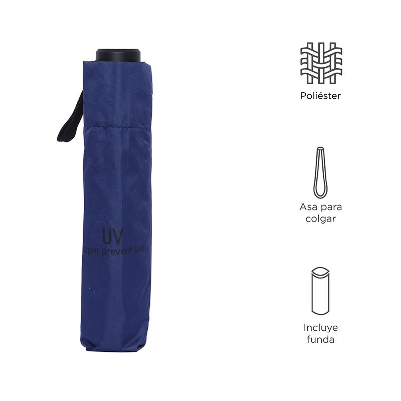 Paraguas-Plegable-Protecci-n-UV-100-Poli-ster-Azul-55-cm-2-12402