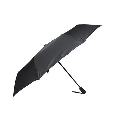 Paraguas Plegable Automático 100% Poliéster Negro 58 cm