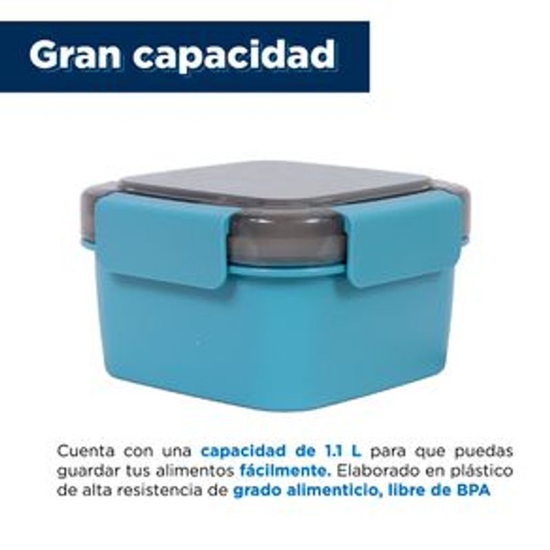 Caja contenedor de alimentación DUO