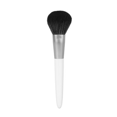 Brocha De Maquillaje Para Polvos Compactos Sintética Blanca 18.5 cm