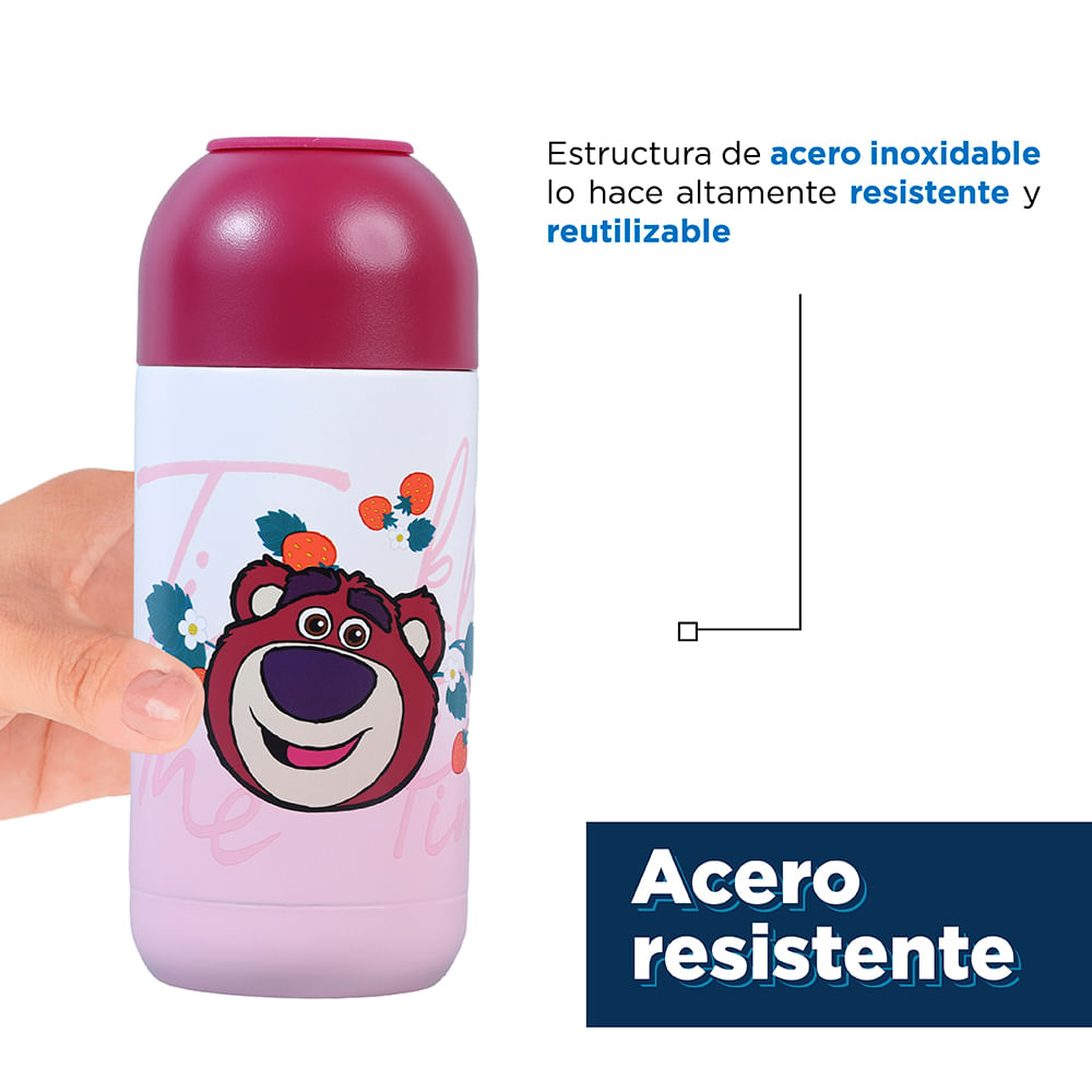 Vaso térmico de acero rosado 360ML - Aliss