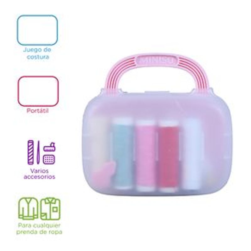 Kit De Costura Con Estuche - Hogar - Miniso en Línea - Miniso