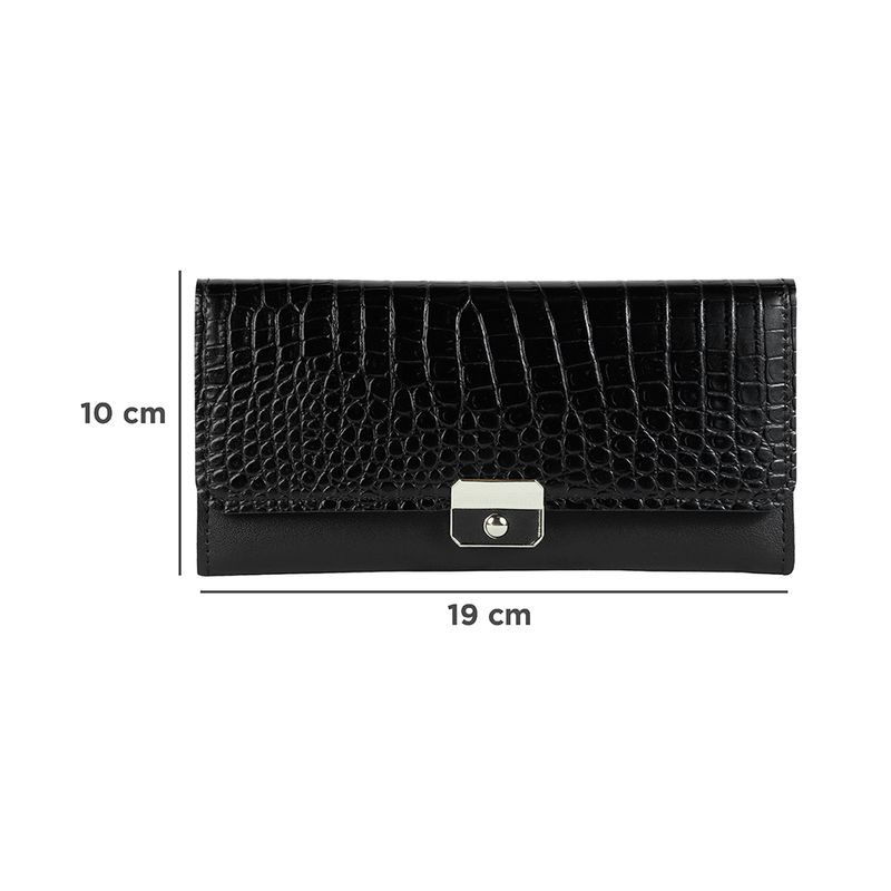 Cartera negra best sale de mujer