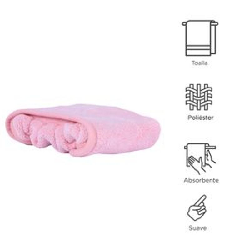 1pc Toalla Baño Súper Grande Bordada Conejo Luna Absorbente - Temu