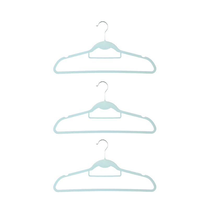 Miniso Paquete De Ganchos Para Ropa Plástico Grises 42.8x5.3x20.7