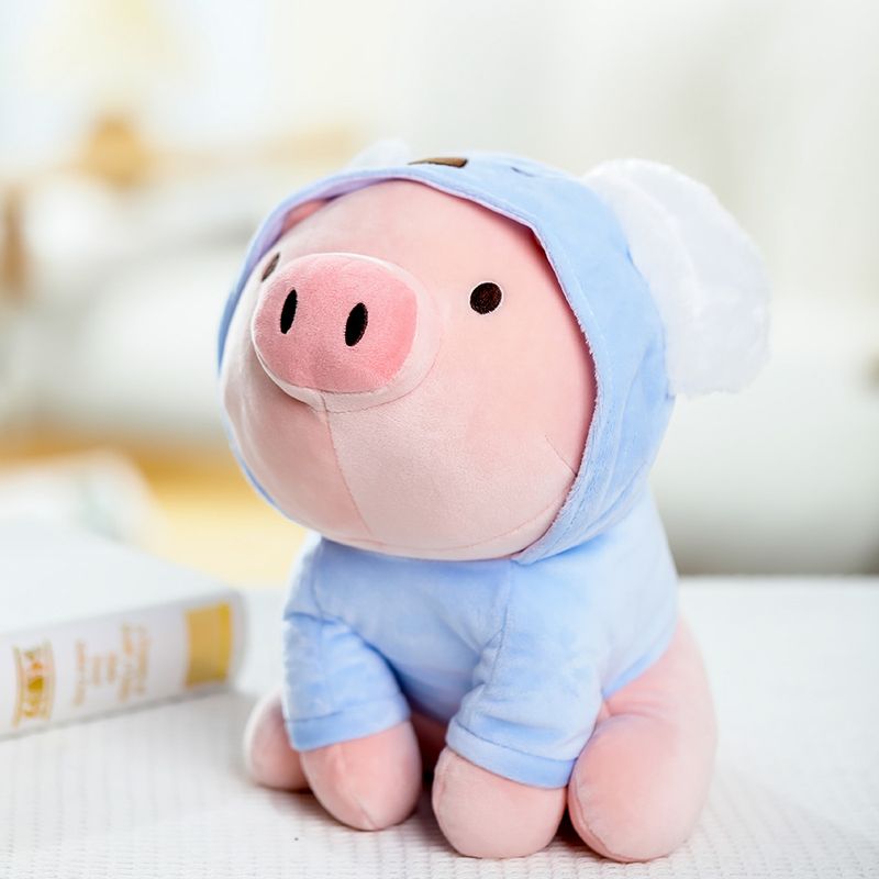 Peluche Miniso Cerdito Con Capucha De Koala Peluches Miniso