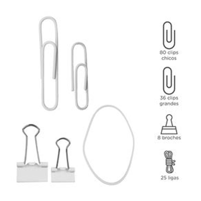 Set clips de oficina — Miniso Uruguay