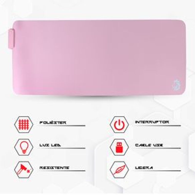 Mouse Con Luces Pink Gaming - Tecnologia - Miniso en Línea - Miniso