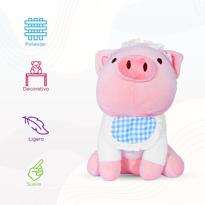 Peluche Miniso Cerdito Con Ropa - Juguetes - Miniso en Línea