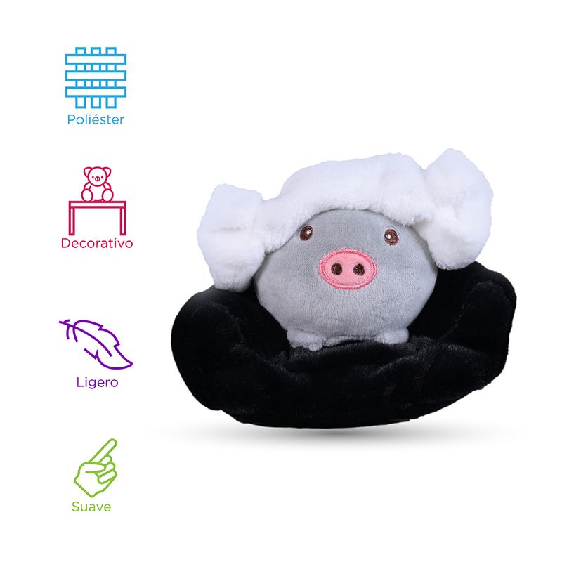 Peluche Miniso Cerdito Con Sill n Juguetes Miniso en L nea