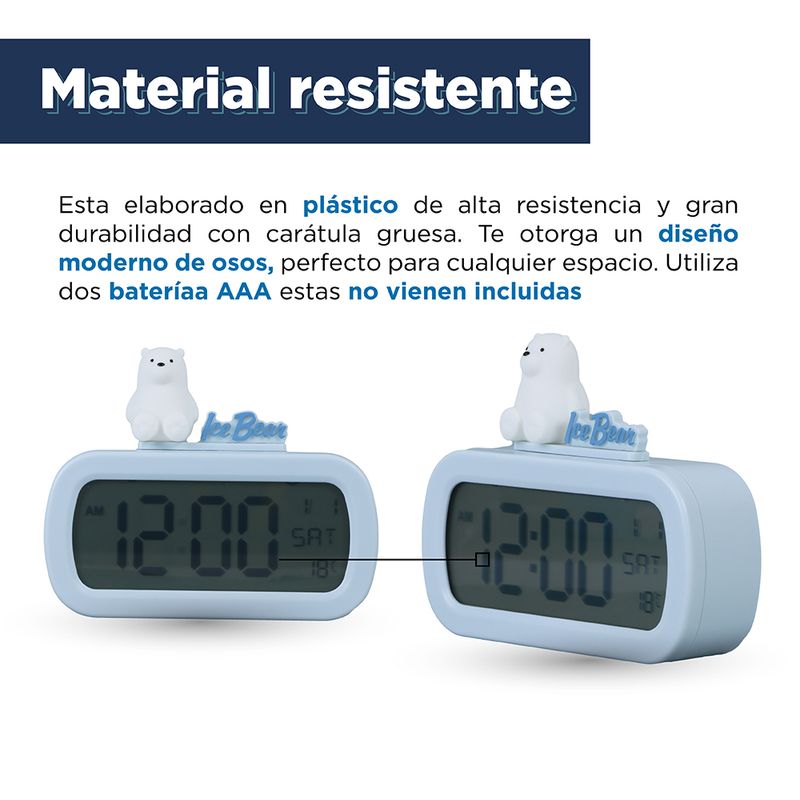 Reloj Despertador Digital - Hogar - Miniso en Línea - Miniso